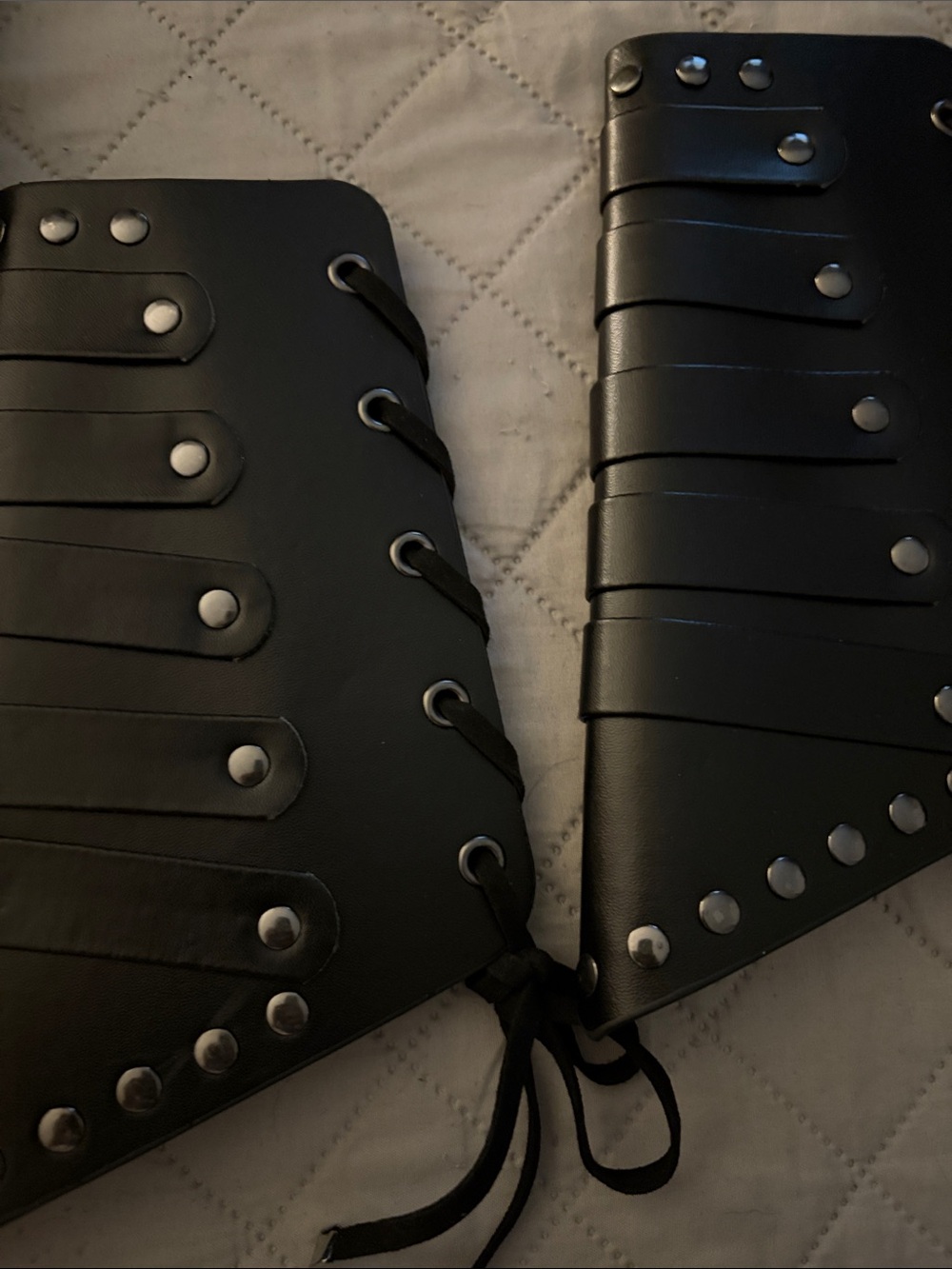 Spirit Black Viking Armor Cuffs - Picture 2 of 6